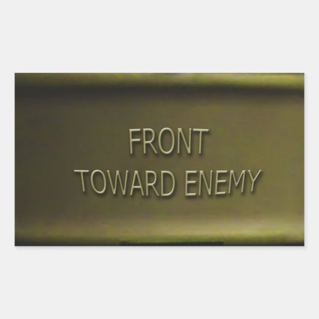 Claymore Mine Sticker Mk II Front Toward Enemy (Front)