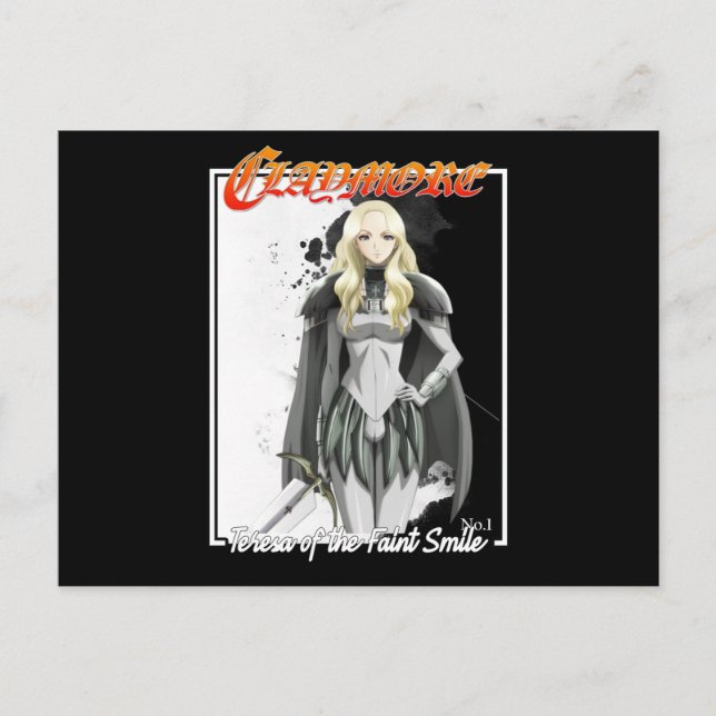 Claymore - Teresa of the Faint Smile Postcard (Front)