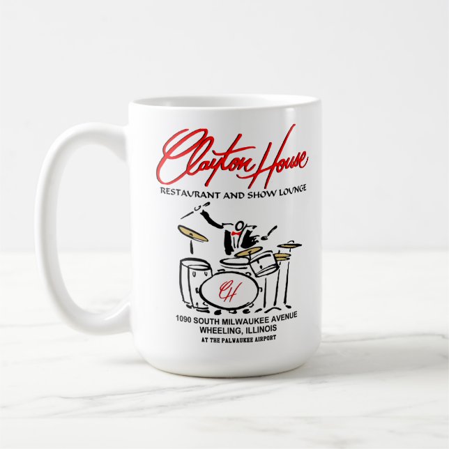 Clayton House Restaurant and Show Lounge, Wheeling Coffee Mug (Left)