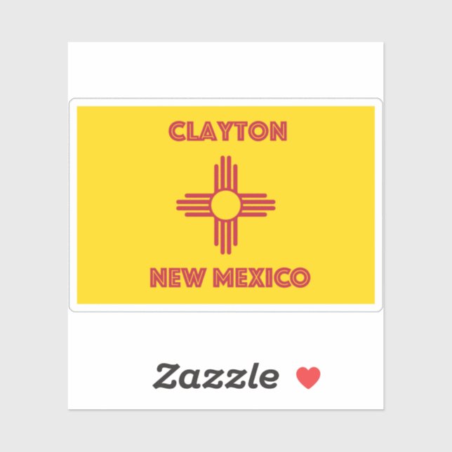 Clayton NM Sticker (Sheet)