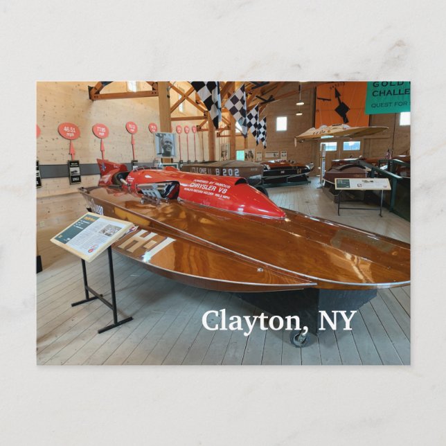 Clayton NY  Postcard (Front)