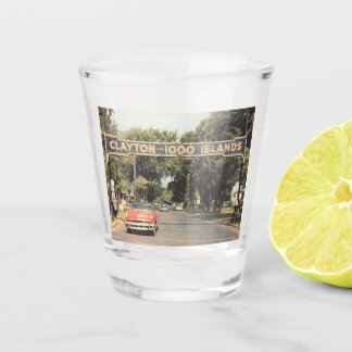 Clayton Thousand Islands NY, 1959 Vintage Style Shot Glass