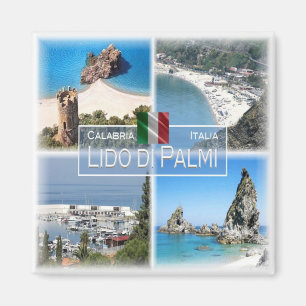 CLB003 LIDO DI PALMI, Calabria, Italy, Fridge Magnet