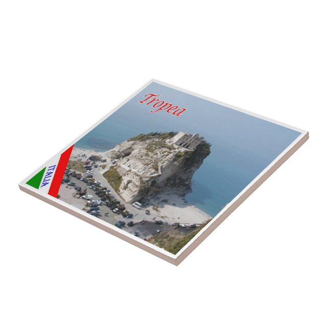 CLB019 TROPEA, Calabria, Italy, Ceramic Tile (Side)