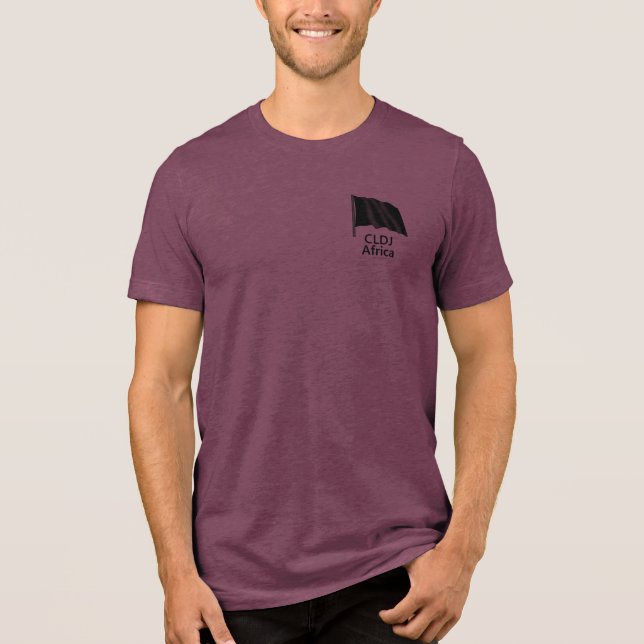 CLDJ Black Flag Tri-blend T-Shirt Shirt (Front)