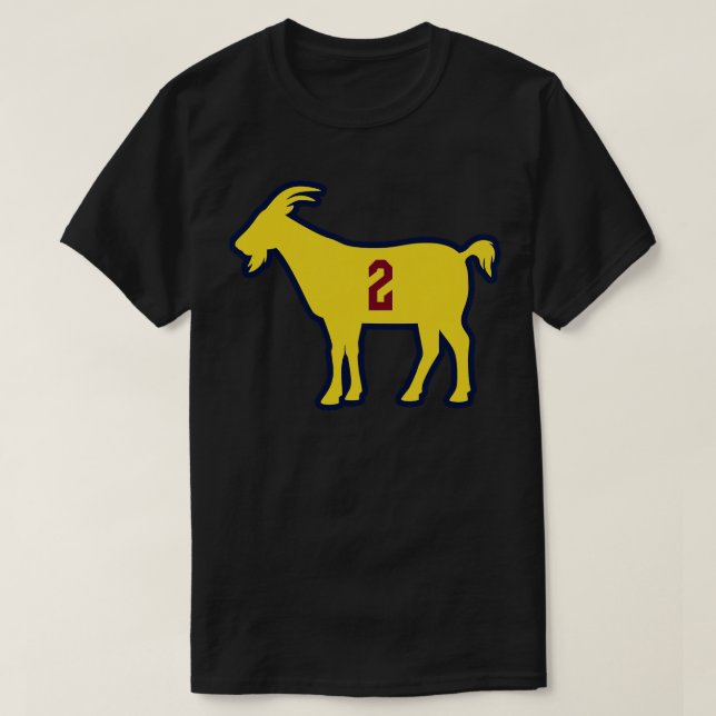 CLE GOAT 2 Navy T-Shirt (Design Front)