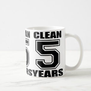 Clean 5 Years Coffee Mug Gift Charles Meade