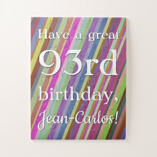 Clean 93rd Birthday Puzzle