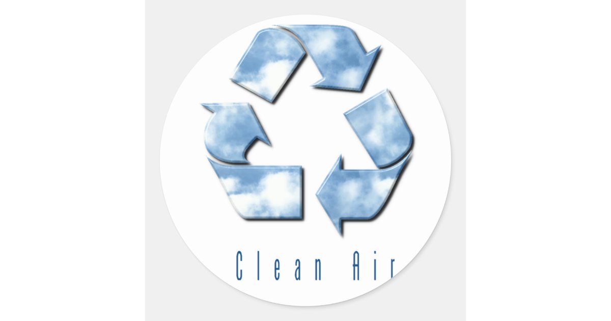 Clean Air Sticker | Zazzle