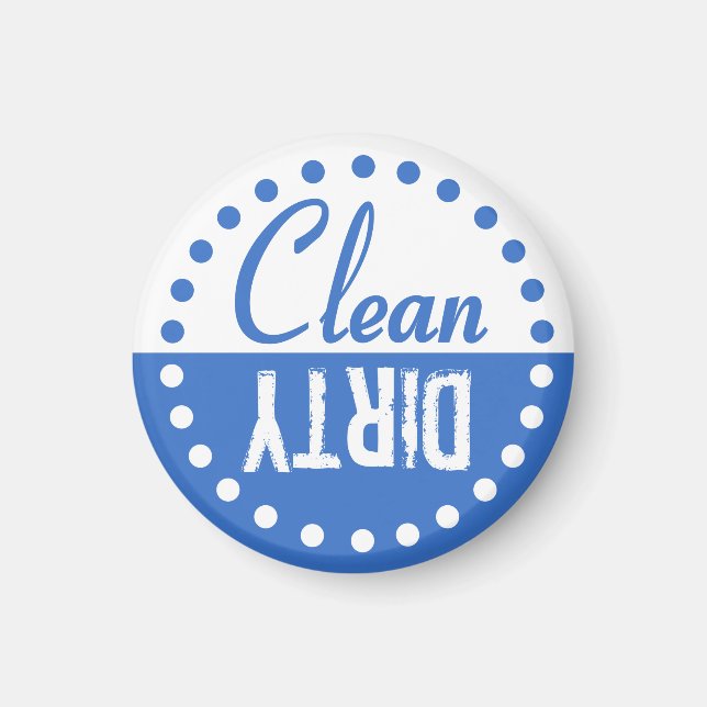 Clean and Dirty Dishwasher Magnet (Front)