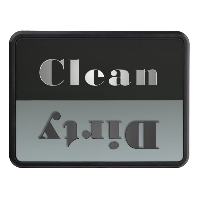 Clean and Dirty Hitch Cover (Front)