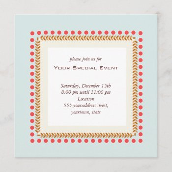 Clean And Elegant Invitation by pixiestick at Zazzle