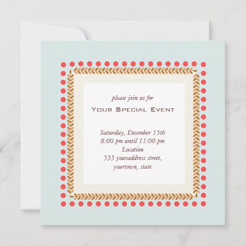 Clean and Elegant Invitation