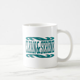 Clean and Serene Inspirational Recovery Quote Coffee Mug