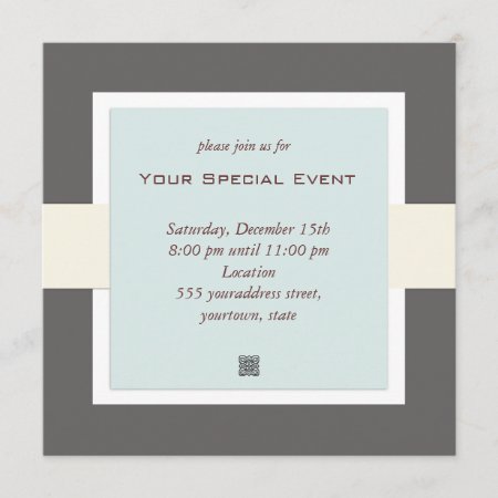 Clean And Simple Business Event Invitation