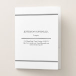 [ Thumbnail: Clean and Simple Lawyer Pocket Folder ]