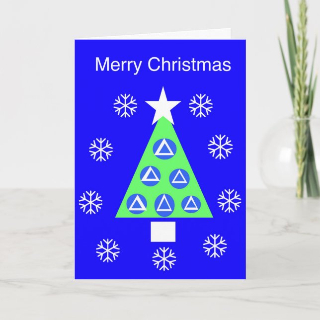 Clean and Sober Christmas card (Front)