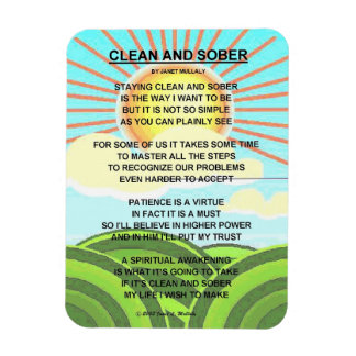 CLEAN AND SOBER MAGNET