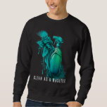 Clean as a Whistle Housekeeping Enthusiasts Raglan Sweatshirt