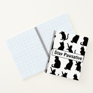 Clean Black & White Bold Notebook Journal