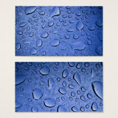Clean Blue Water Droplets (Front & Back)