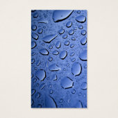 Clean Blue Water Droplets (Back)