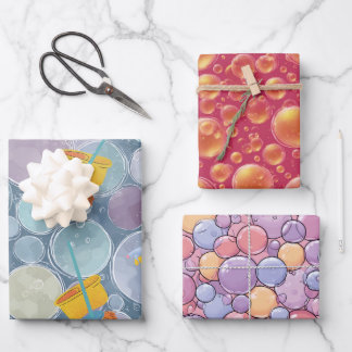 Clean Bubbles Wrapping Paper Sheets
