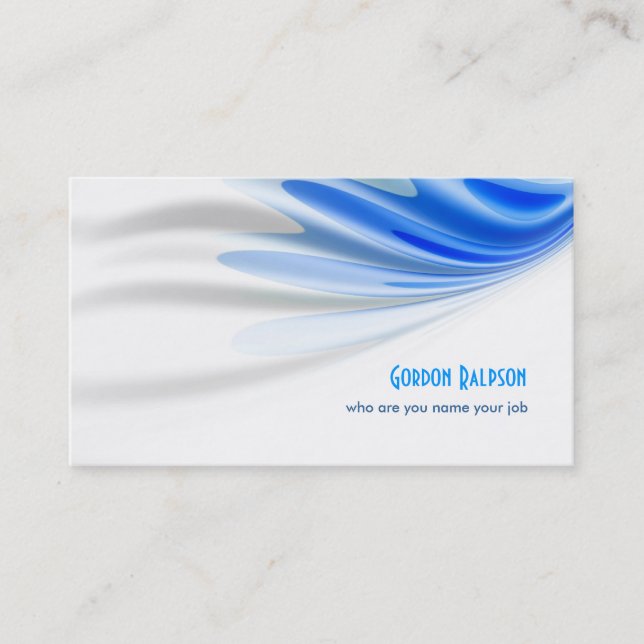 clean business card style (Front)