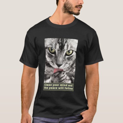 Clean Cat dark T_Shirt