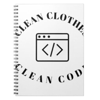 Clean clothes Clean Code Notebook