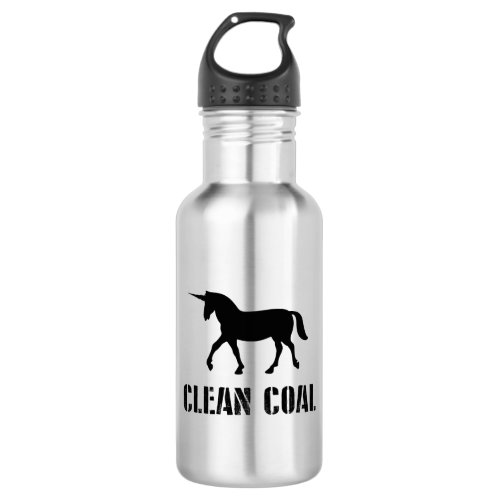 Clean Coal Stainless Steel Water Bottle