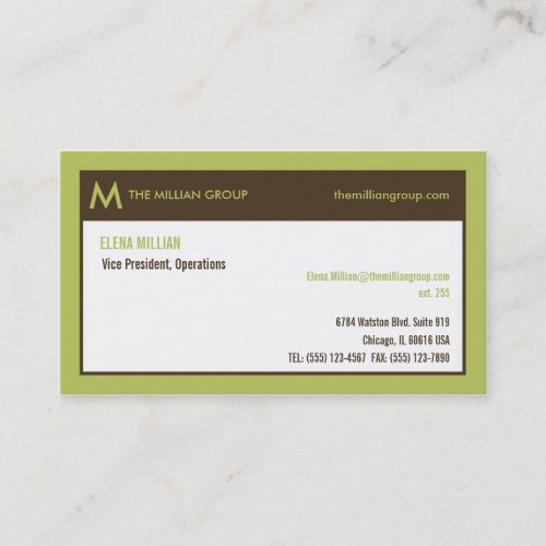 Clean Corporate Card Business Card Template