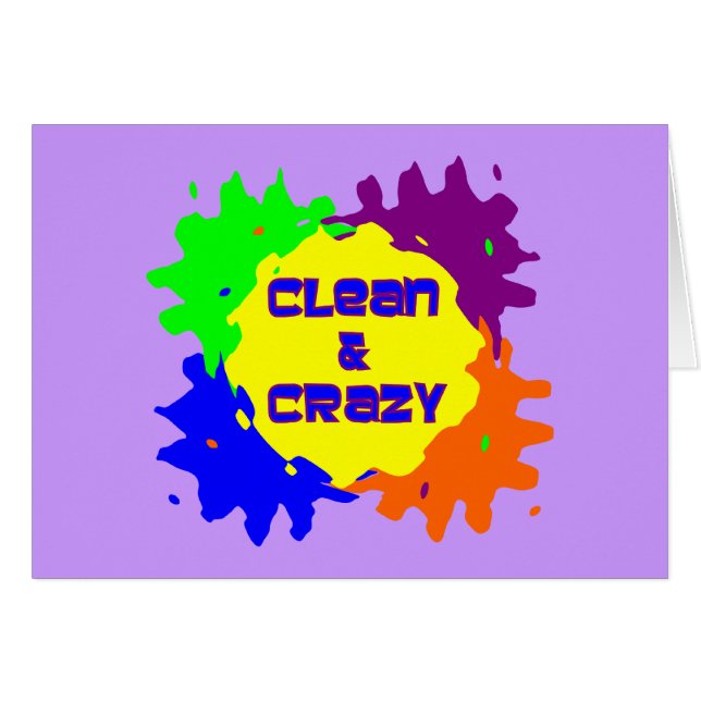 Clean & Crazy Cards (Front Horizontal)