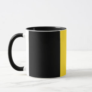 Clean Crisp Belgian Flag Covered Ceramic Mug