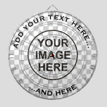 Clean Dartboard with custom text