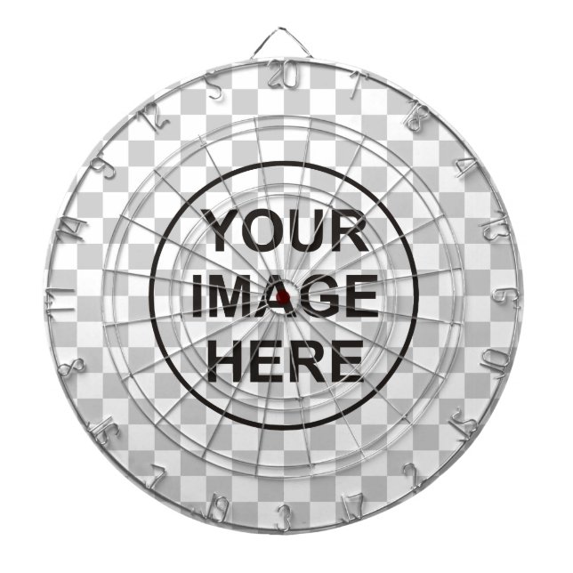 Clean Dartboard With Darts (Front)