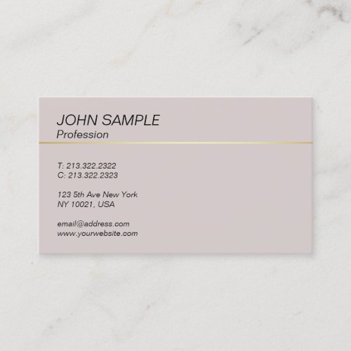 Clean Design Professional Elegant Harmonic Colors Business Card