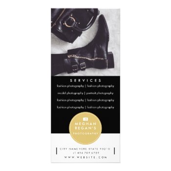 Clean Design Rack Card - Fashion Photography by TheCultureVulture at Zazzle