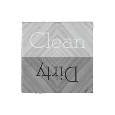 Clean | Dirty Dishes Dishwasher Stone Magnet
