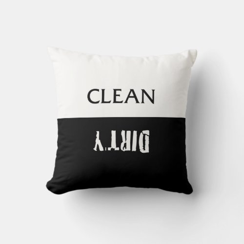 Clean Dirty Dishes Magnet Pillow