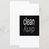 Clean/Dirty Dishwasher (Front/Back)