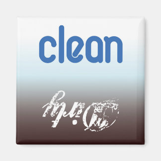clean/dirty dishwasher/laundry magnet