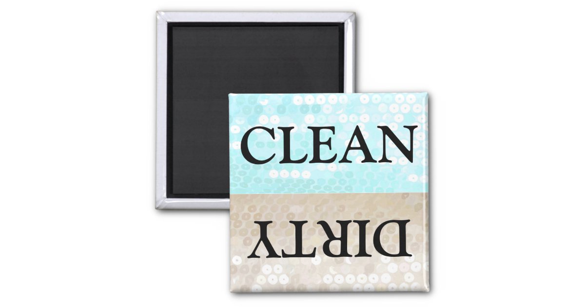 Clean Dirty Dishwasher magnet