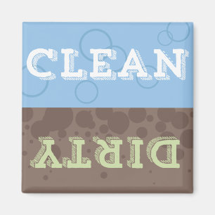 Clean Dirty Dishwasher Magnet