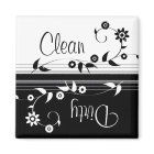 Clean Dirty Dishwasher Magnet