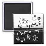 Clean Dirty Dishwasher Magnet at Zazzle