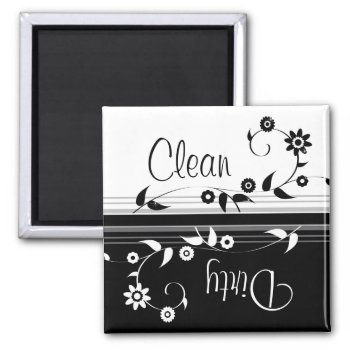 Clean Dirty Dishwasher Magnet by lovescolor at Zazzle