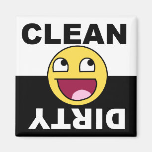 Clean Dirty Dishwasher magnet