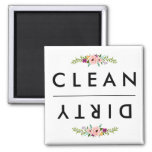 Clean / Dirty Dishwasher Magnet at Zazzle
