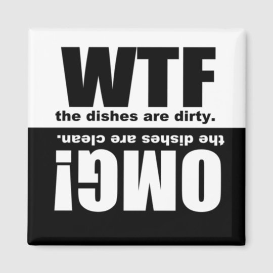 Clean Dirty Dishwasher magnet | Zazzle.com